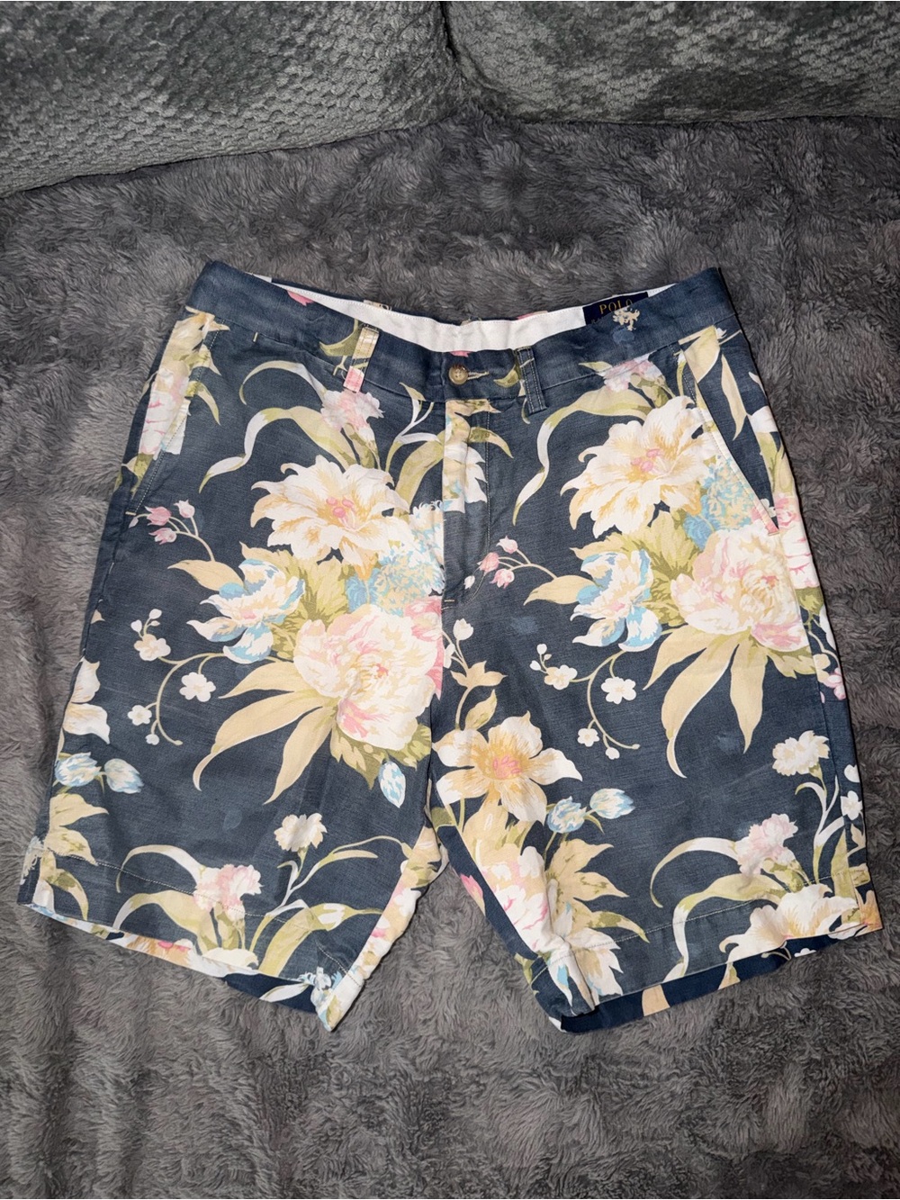 Polo by Ralph Lauren Navy Floral Shorts